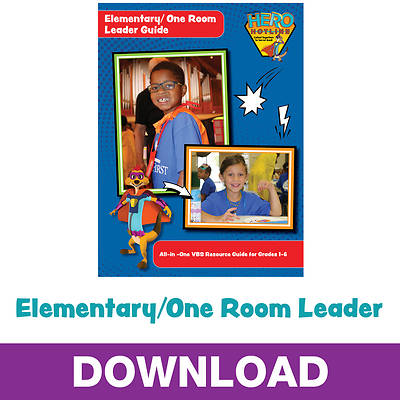 Picture of VBS Hero Hotline Elementary/One Room VBS Leader Download