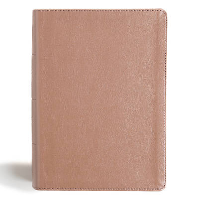 Picture of CSB Study Bible, Personal Size Edition, Rose Gold Leathertouch