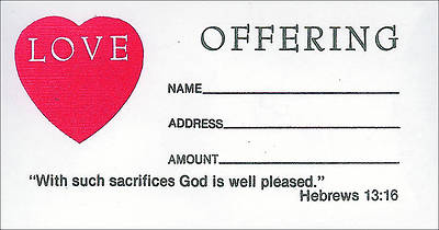 Picture of Offering Envelope Love Bill Size Package of 100