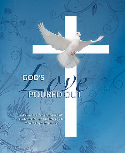 Picture of God's Love Poured Out Confirmation Legal Size Bulletin