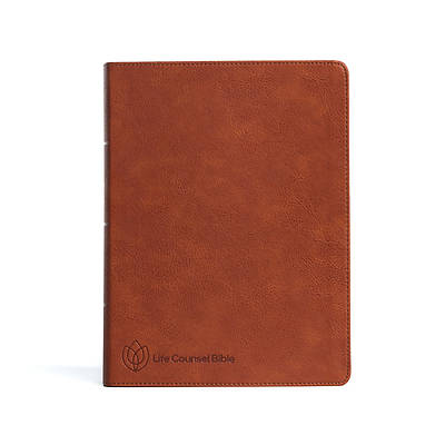 CSB Life Counsel Bible, Burnt Sienna Leathertouch
