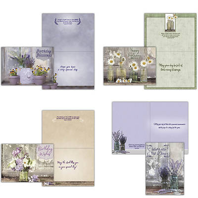 Picture of Floral Celebration Birthday Boxed Cards - Box of 12