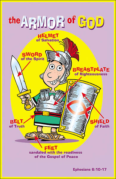 Picture of Armor of God Postcard - Pack of 25 Postcard - Pack of 25