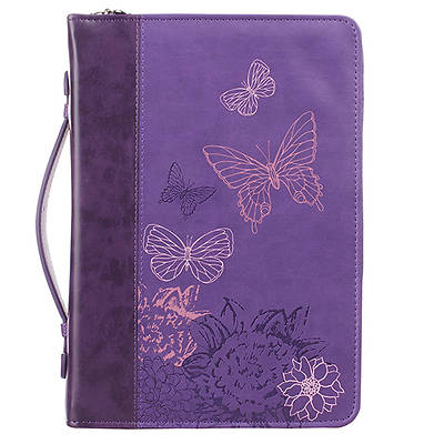 Picture of Luxleather Purple Butterflies Med