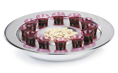 Picture of Miniature Whole Body Silvertone Communion Tray