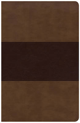 Picture of KJV Large Print Personal Size Reference Bible, Saddle Brown Leathertouch