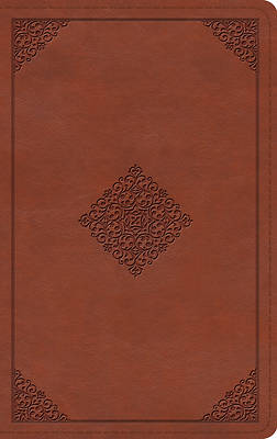 Picture of ESV Thinline Bible (Trutone, Terracotta, Ornament Design)