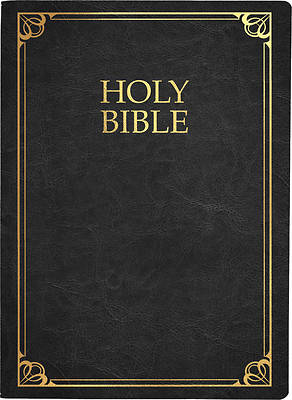 Picture of Kjver Family Legacy Holy Bible, Large Print, Black Genuine Leather, Thumb Index
