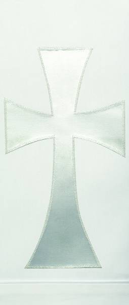 Picture of White Pure and Simple Cross Stole