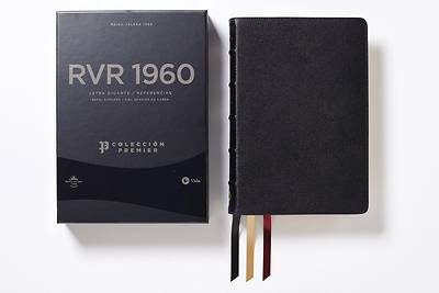 Picture of Reina Valera 1960 Biblia Ultrafina, Letra Gigante, Colección Premier, Negro, Interior a DOS Colores