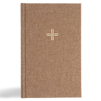 Picture of CSB Single-Column Personal Size Reference Bible, Brown Cloth Over Board