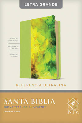 Picture of Santa Biblia Ntv, Edición de Referencia Ultrafina, Letra Grande (Letra Roja, Sentipiel, Verde)