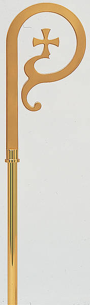 Picture of Koleys K-62 Gold Bishops Crozier