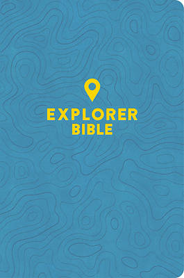 CSB Explorer Bible for Kids, Sky Blue Leathertouch