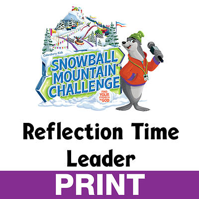 VBS 2026 Snowball Mountain Challenge Reflection Time Leader