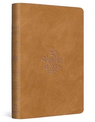 Picture of ESV Compact Bible (Trutone, Nubuck Caramel, Wildflower Design)