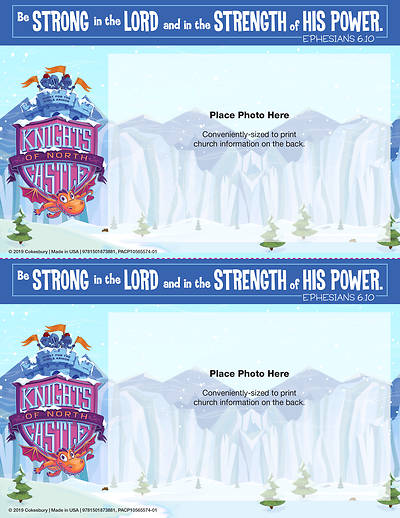 Picture of Vacation Bible School (VBS) 2020 Knights of North Castle Follow-Up Photo Frames (Pkg of 48)