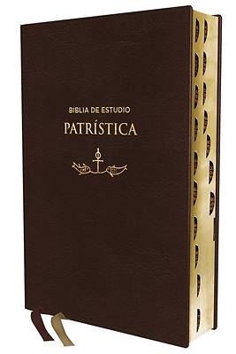 Picture of Reina Valera Revisada, Biblia de Estudio Patrística, Siglos I Al VI, Leathersoft, Café, Interior a DOS Colores, Con Índice, Palabras de Jesús En Rojo