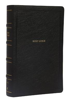 Picture of Nkjv, Reference Bible, Personal Size Large Print, Leathersoft, Black, Red Letter Edition, Comfort Print