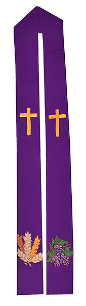 Fair Trade Communion Stoles. Available in Green, White, Purple & Red.