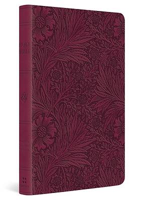 Picture of ESV Value Thinline Bible (Trutone, Raspberry, Floral Design)