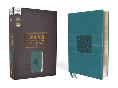 Picture of Nasb, Thinline Bible, Leathersoft, Teal, Red Letter Edition, 2020 Text, Comfort Print