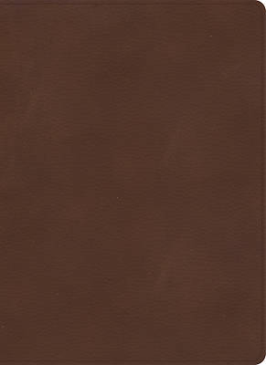 Picture of KJV Single-Column Wide-Margin Bible, Brown Leathertouch