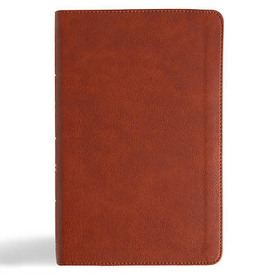 Picture of CSB Single-Column Personal Size Reference Bible, Burnt Sienna Leathertouch