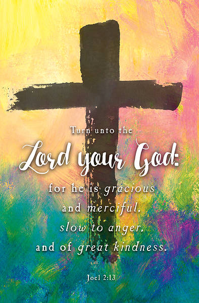 Picture of Lord Your God Ash Wedensday Regular Size Bulletin