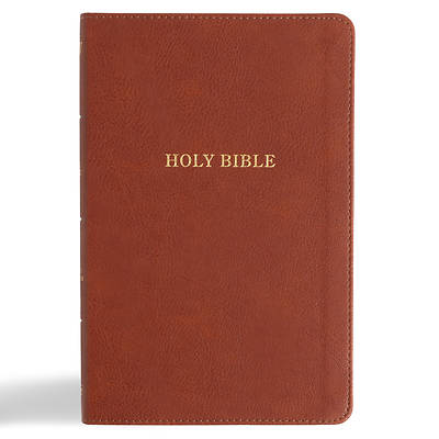 KJV Thinline Bible, Burnt Sienna Leathertouch