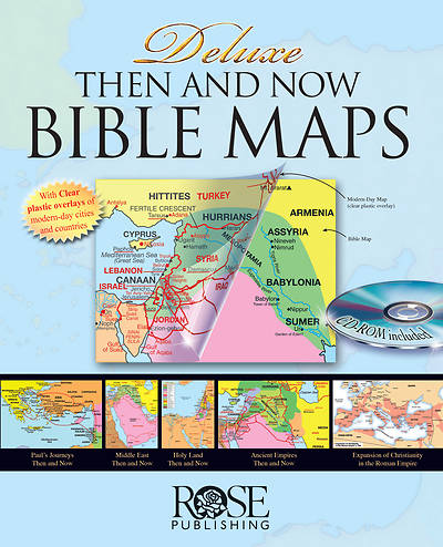 Picture of Deluxe Then and Now Bible Maps with CDROM