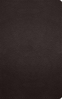 Picture of ESV Thinline Bible, Red Letter (Buffalo Leather, Deep Brown)