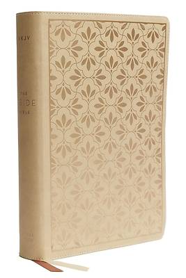 Picture of Nkjv, Abide Bible, Leathersoft, Stone, Red Letter Edition, Comfort Print