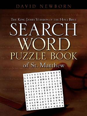 Picture of The King James Version of the Holy Bible Search Word Puzzle Book of St. Matthew