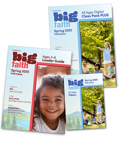 Picture of Cokesbury Kids Big Faith Spring 2025 Leader Kit Ages 3-6- Digital Kit Download