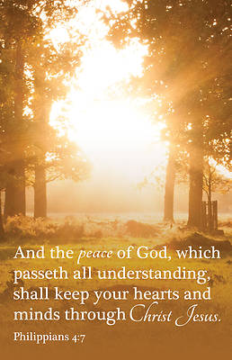 Picture of The Peace of God Worship Bulletin PKG 100