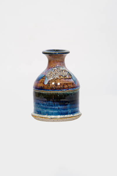 Pastel Earthenware Ash Pyx