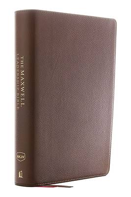 Picture of NKJV, Maxwell Leadership Bible, Third Edition, Premium Calfskin Leather, Brown, Comfort Print