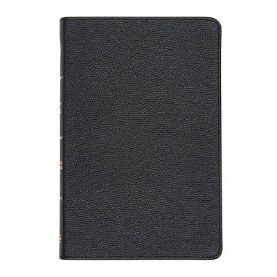 Picture of CSB Thinline Bible, Black Genuine Leather, Indexed