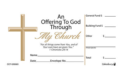 Picture of Three Funds Offering Envelope - Mini Size