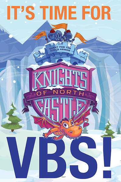 Picture of Vacation Bible School (VBS) 2020 Knights of North Castle Invitation Postcards (Pkg of 24)