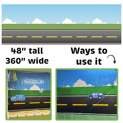 Picture of VBS 2025 Road Trip Wall Background