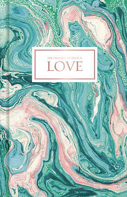 Picture of Love-Pink and Teal Marble, Journal