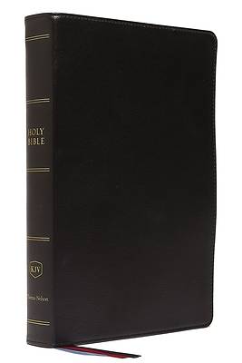 Picture of KJV, Preaching Bible, Premium Calfskin Leather, Black, Comfort Print