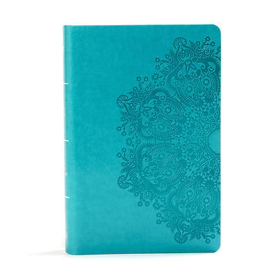 Picture of KJV Large Print Personal Size Reference Bible, Teal Leathertouch Indexed