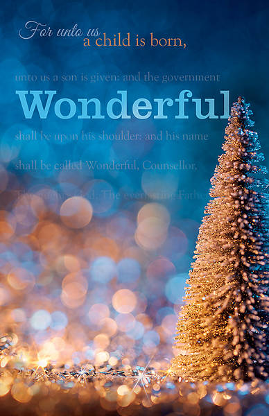 Picture of Shall Be Called Wonderful Christmas Legal Size Bulletin