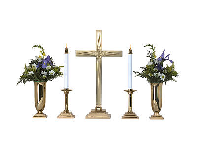 Picture of Sudbury IHS Star Cross Altar Set