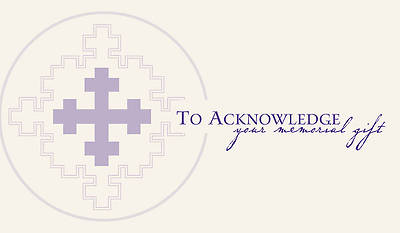 Picture of Memorial Acknowledgment Cards [Pack of 25]