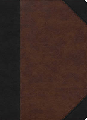 Picture of CSB Verse-By-Verse Reference Bible, Black/Brown Leathertouch