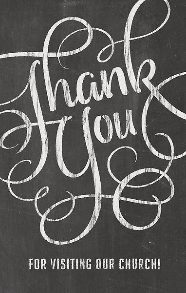 Picture of Thank You for Visiting Visitor Postcard